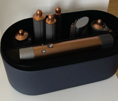 Prussian black luxury leather storage case